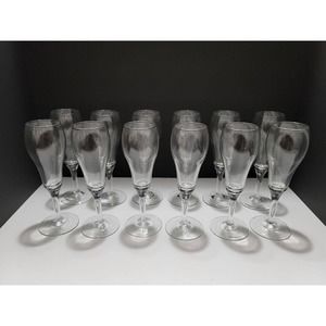 Lot Of 12 Tulip Champagne 6oz Glass Cups New in Box